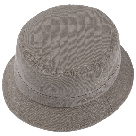 Bob Coton Twill Coton Gris UPF40+ - Stetson Bob Coton Twill Coton Gris UPF40+ - Stetson