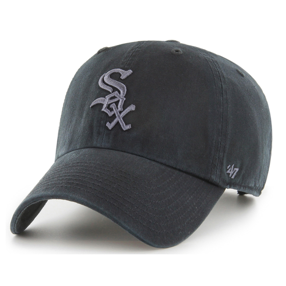 MLB Chicago SOX Black Strapback Cap - 47 Brand