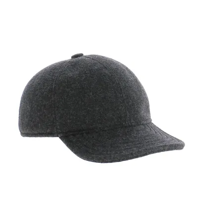 Grey baseball cap with ear flaps - Teflon ref 21086