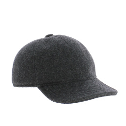 Grey baseball cap with ear flaps - Teflon
