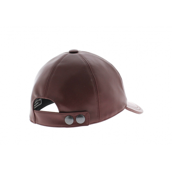 Casquette Baseball Cuir unie Traclet Casquette Baseball Cuir unie Traclet