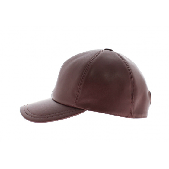 Traclet Plain Leather Baseball Cap Traclet Plain Leather Baseball Cap