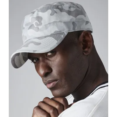 Grey Camouflage Cuban Cap - Traclet  Reference: 21611| Traclet Hat Shop