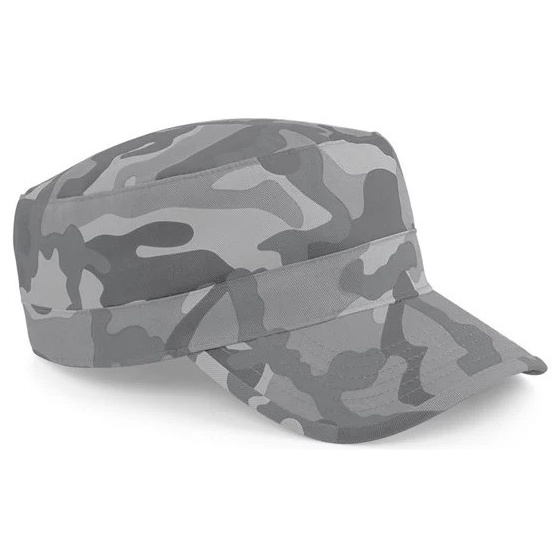 Grey Camouflage Cuban Cap - Traclet