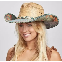 Cassius Cowboy Hat Natural Straw - Head'nHome