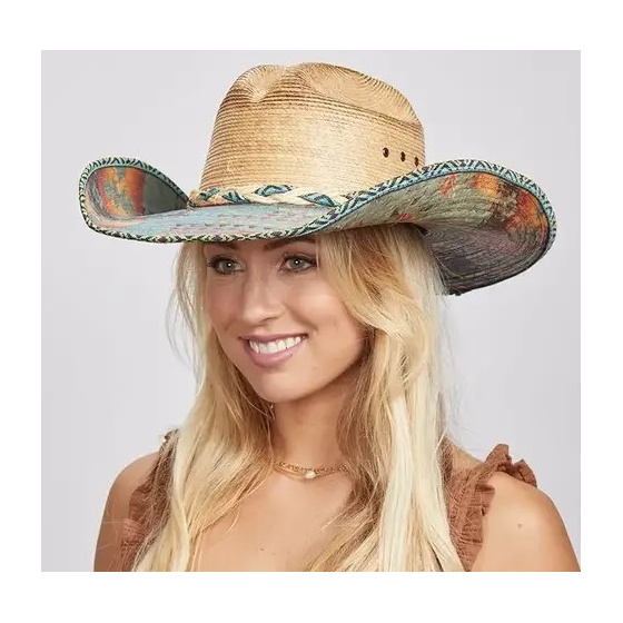Cassius Cowboy Hat Natural Straw - Head'nHome