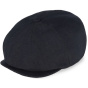 Black Linen Irish Cap - Hanna Hats