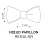 Nœud Papillon Ecru toile de Jouy  - Le Coq En Pap