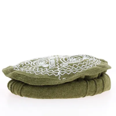 Pakol brodé kaki