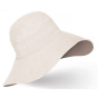 Carla Wide Brim Linen Hat - Traclet