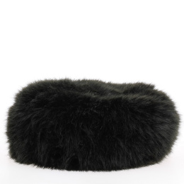 Toque en fourrure noire