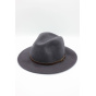 Classic wool Fedora hat with band