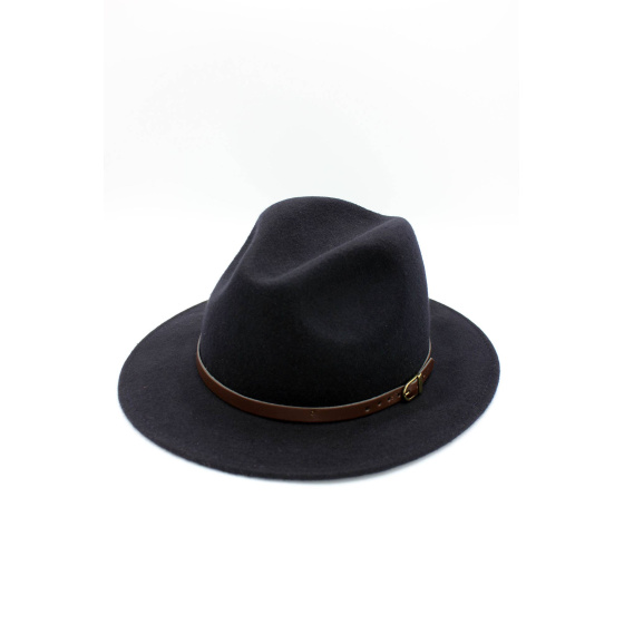 Classic wool Fedora hat with band
