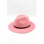 Classic wool Fedora hat with band