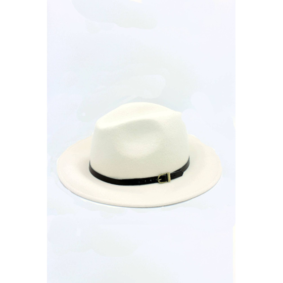Classic wool Fedora hat with band