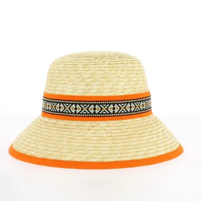 Chapeau Cloche Brindisi Paille Nœud - Traclet