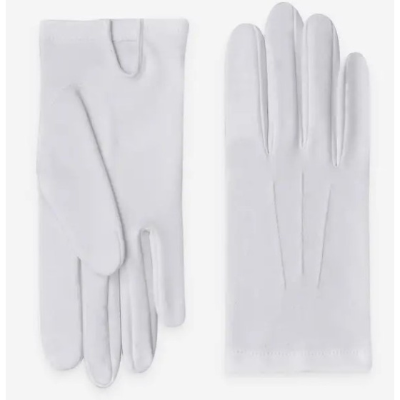 Gants De Parade Blanc Coton - Glove Story