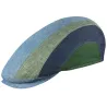 Casquette Plate Detroit Lin Bleue UPF50+ - Göttmann