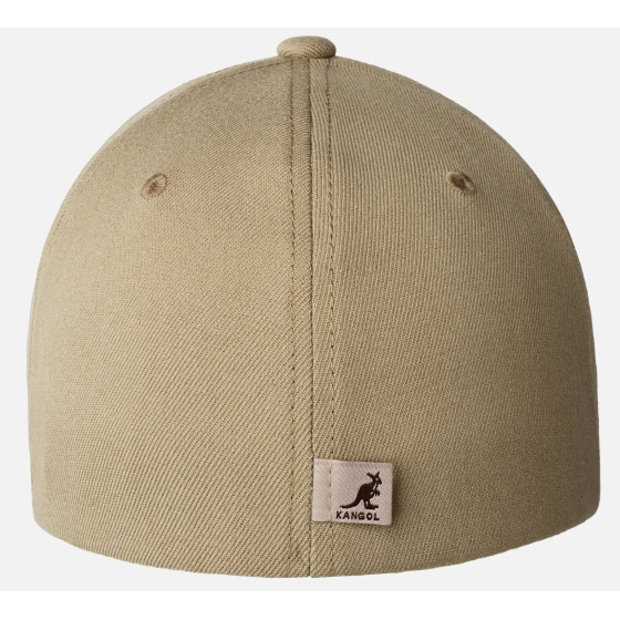 Casquette Wool Baseball Flexfit Taupe - Kangol
