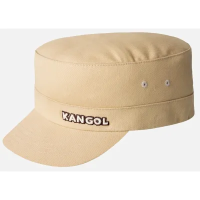 Eminem Beige Cotton Twill Army Cap - Kangol Reference: 21705| Chapellerie Traclet
