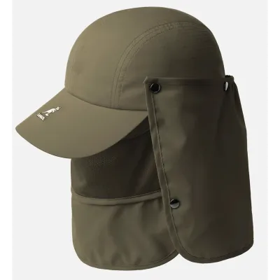 Olive Baseball Cap with Mask & Neck Cover - Kangol Reference: 21711| Chapellerie Traclet