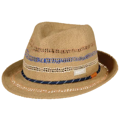 Chapeau Trilby Enfant Wakawaka Paille Beige - Barts