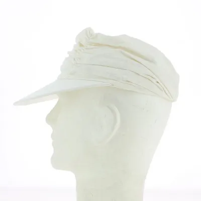 White cap with pattern - Taffta Collection