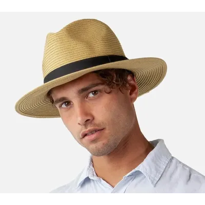 Light Brown Aveloz Fedora Hat - Barts