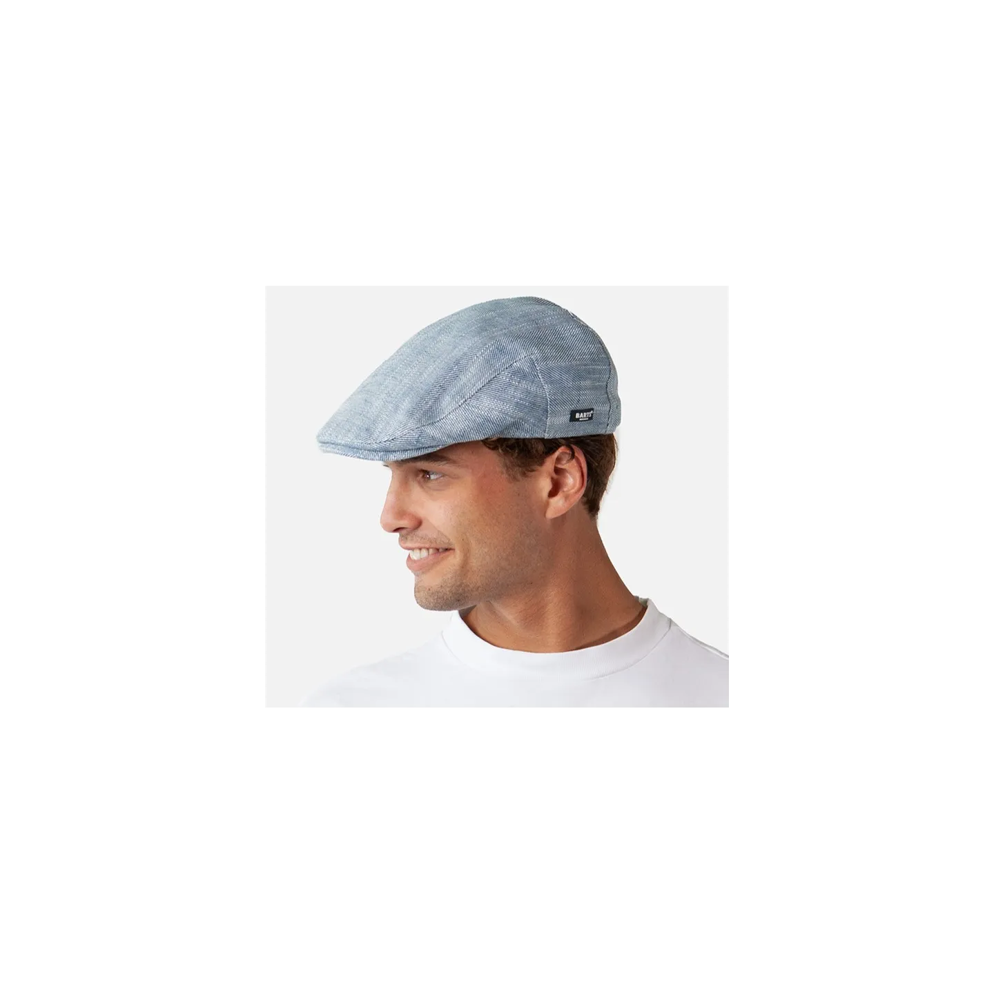 Oslo Chevron Wool Grey Flat Cap - Barts Reference: 11455 | Traclet Hatters