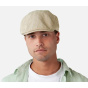 Jarvis Flat Cap Beige Linen & Cotton - Barts
