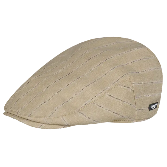Casquette Plate Jarvis Beige Lin & Coton - Barts