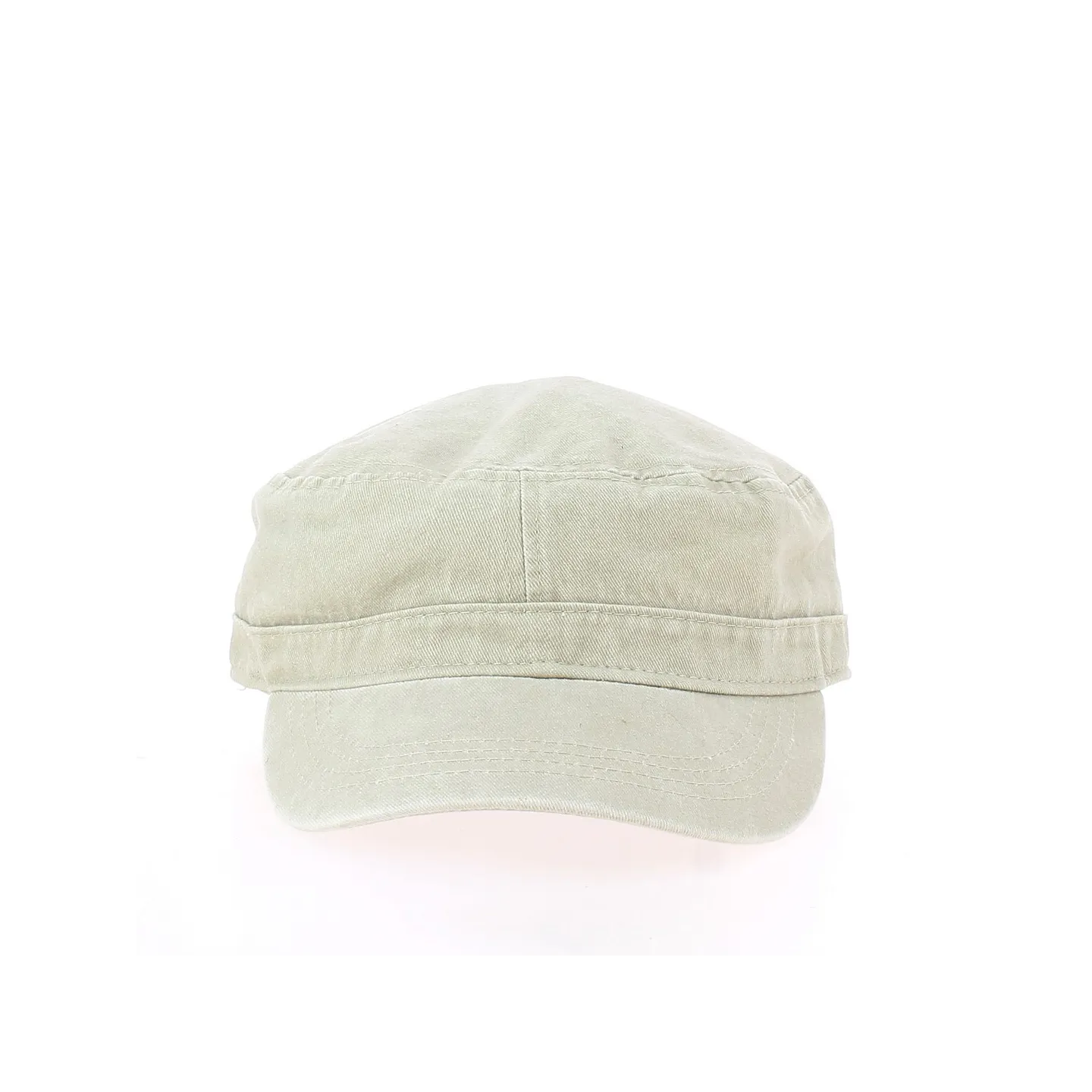Casquette Cuban Coton Délavé Beige