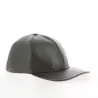 Brown Nappa Leather Cap