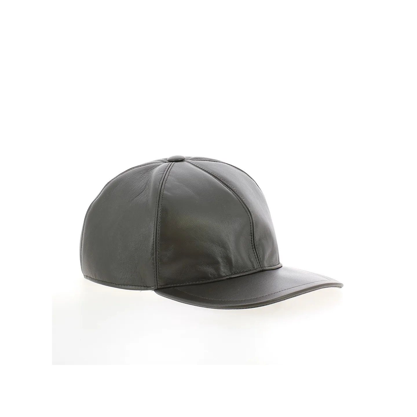 Casquette en Cuir Nappa