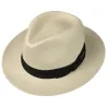 Chapeau Fedora Panama Paille Naturelle UPF 40+ - Stetson référence 14427 chapellerie