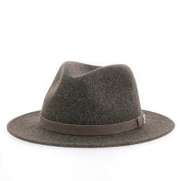 Brown Fléchet Felt Hat
