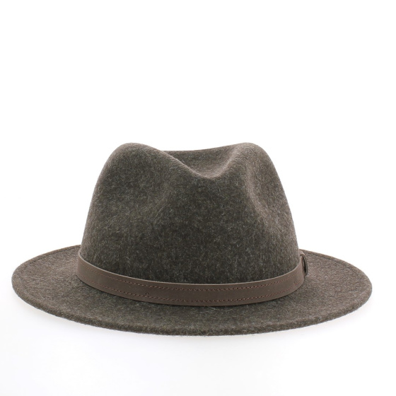 Chapeau Fléchet en feutre Marron Chapeau Fléchet en feutre Marron