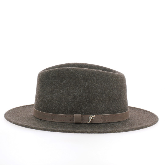 Chapeau Fléchet en feutre Marron Chapeau Fléchet en feutre Marron