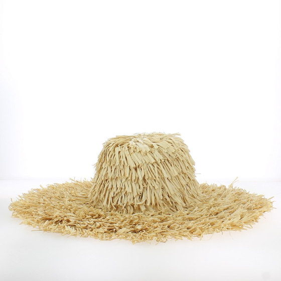 Chapeau en Raphia Naturel Panizza