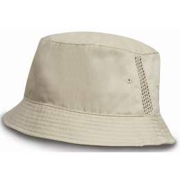 Luxury Cotton Bucket Hat Beige - Traclet