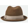 Chapeau Trilby Gain Feutre Laine Marron Désert - Brixton