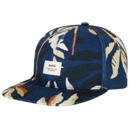 Dakou Cotton Navy Snapback Cap - Barts