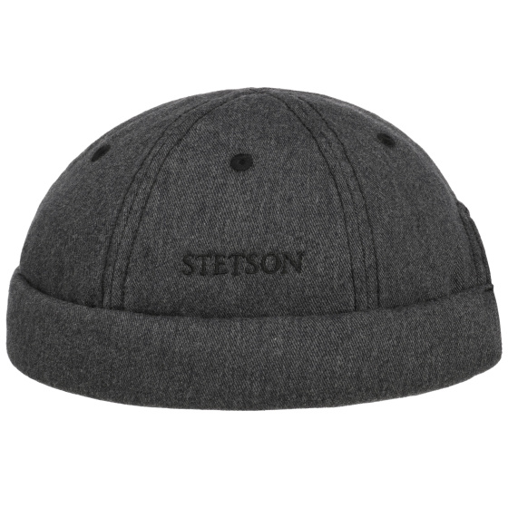 Stetson Ocala Docker Mixed Anthracite UPF 40+ Beanie