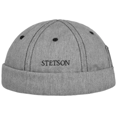 Ocala Docker Mixed Light Gray UPF 40+ Cap - Stetson Reference: 21798| Traclet Hat Shop