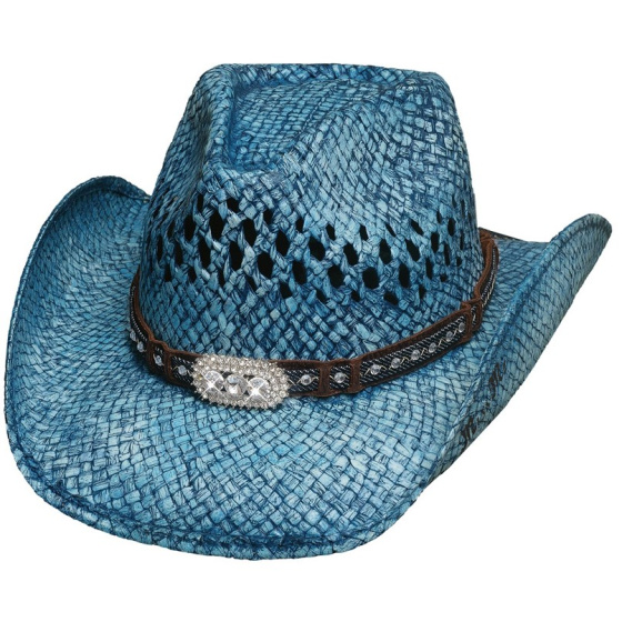 Wild and bleu Western hat - Bullhide