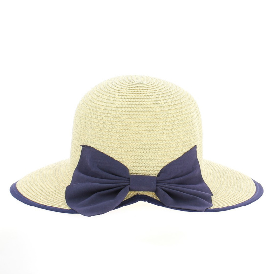 Tessuto Hat with blue bow