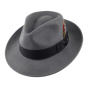Rimini Grey Wool Felt Trilby Hat - Traclet