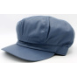 Modena Faux Leather Newsboy Cap - Traclet