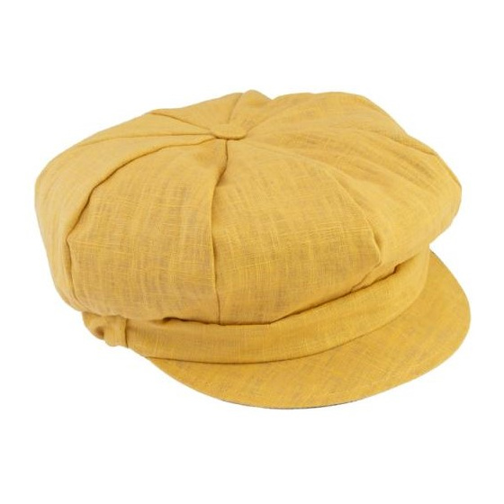 Yellow Balloon Cap Newsboy Cap - Traclet