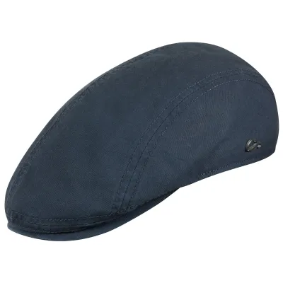 Orlando Flat Cap Cotton Navy Blue - Göttmann Reference: 9293 | Traclet Hat Shop